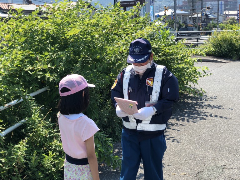 警備員さんと娘。